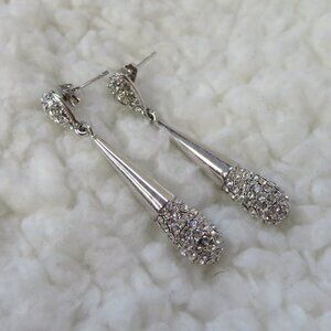 Formal CZ Drop Earrings